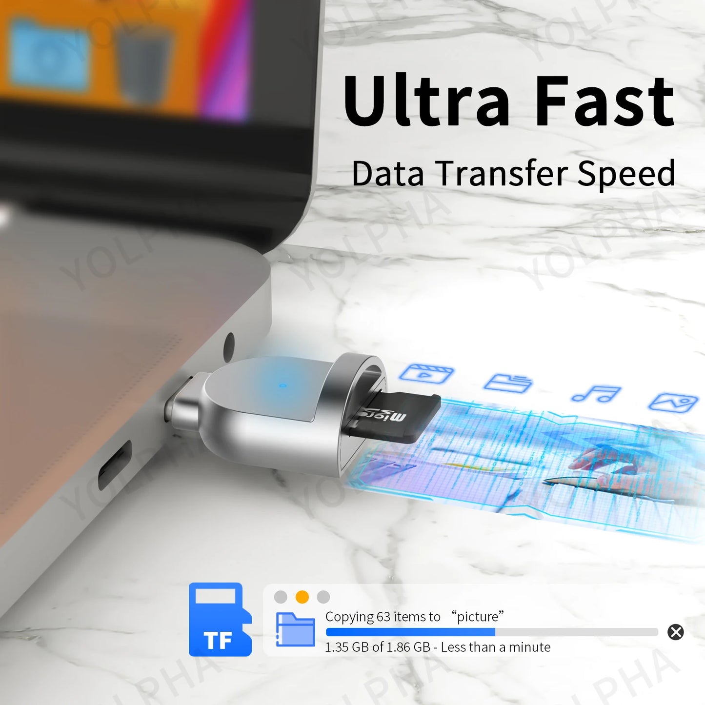 High Speed Type C To Micro-SD TF Adapter | Apple/Samsung