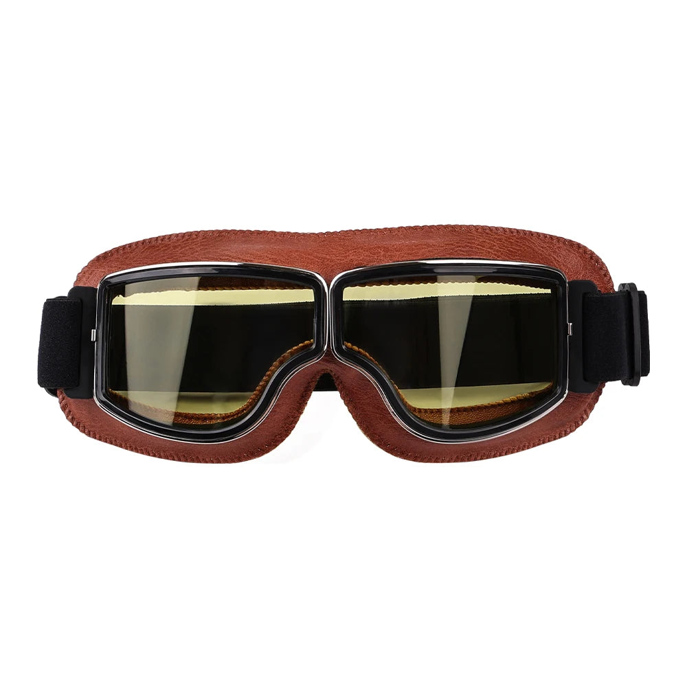 Retro Motorcycle Helmet Goggles