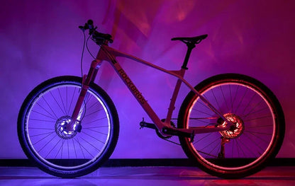 LED Bicycle Wheel Light with Multifarious Lighting Modes for Night Riding Safety