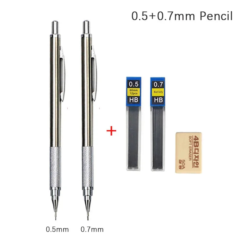 Mechanical Pencil Set | 0.3 0.5 0.7 0.9 1.3 2.0mm