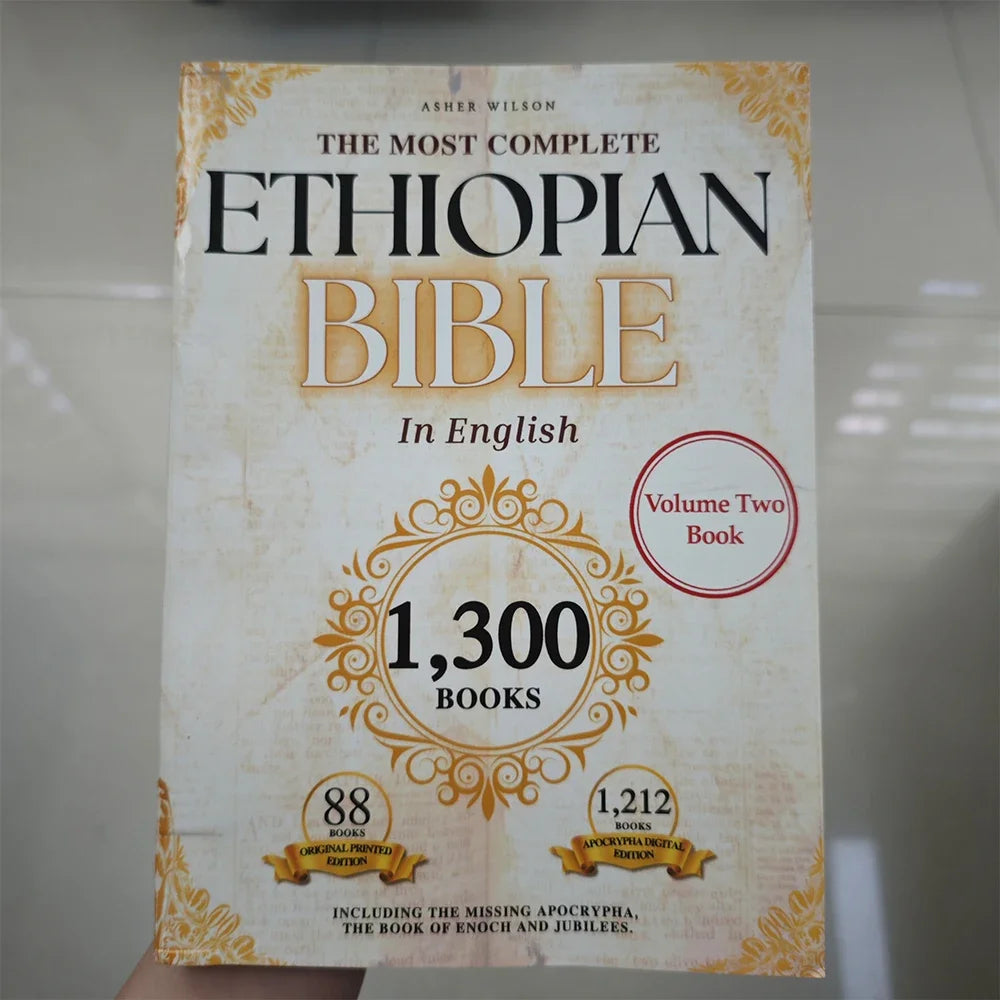 (Two-Pack) THE COMPLETE ETHIOPIAN BIBLE in English 88 Scriptures: Including Missing Apocrypha, Book Of Enoch, Jubilees.