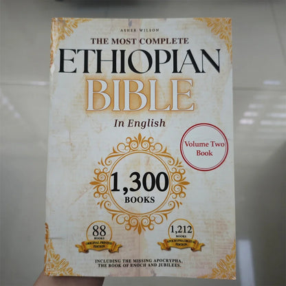 (Two-Pack) THE COMPLETE ETHIOPIAN BIBLE in English 88 Scriptures: Including Missing Apocrypha, Book Of Enoch, Jubilees.