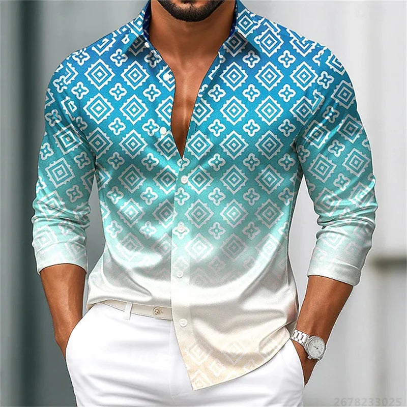 Men's Shirts Luxury Slim Fit Comfortable Fabric Tops XS-6XL