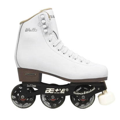 Professional Unisex 3 wheels Inline Figure Skates