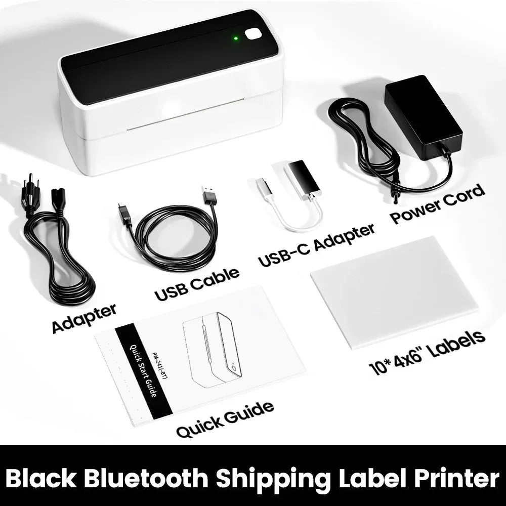Wireless Small 4x6 Shipping Label Printer | Bluetooth