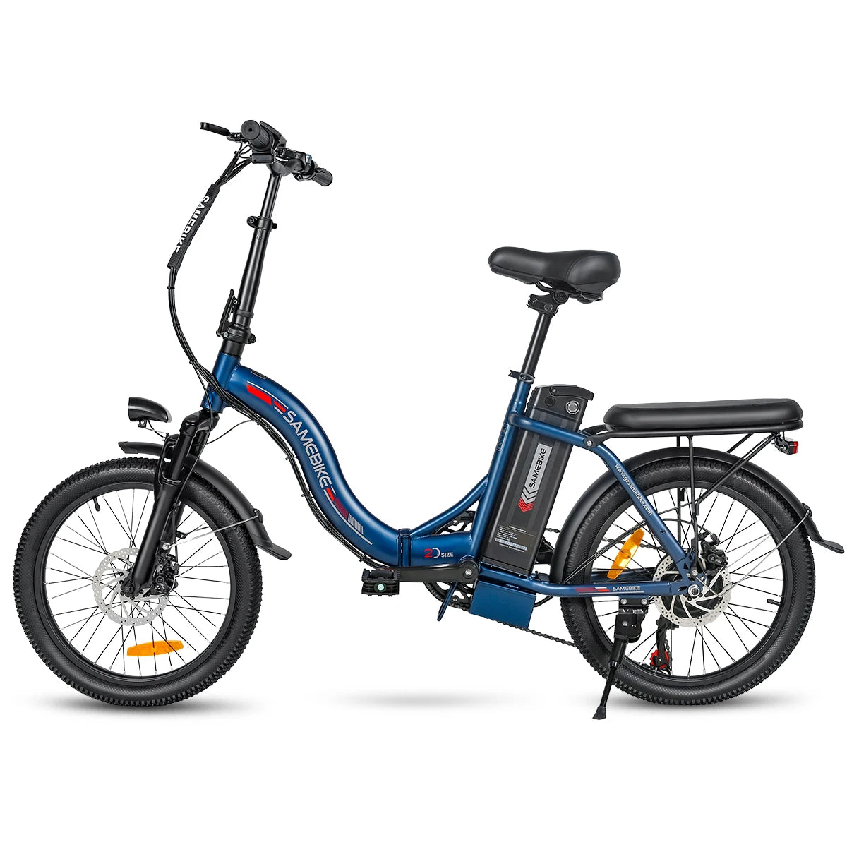 Samebike CY20 Folding City E Bike with 36V 12Ah Removable Battery