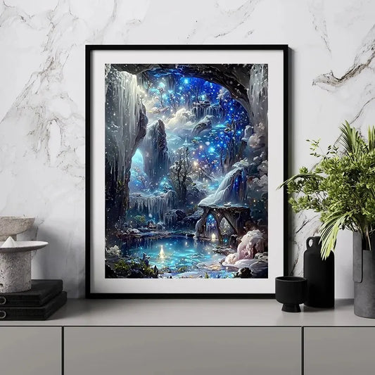 5D Diamond Painting Mosaic Fantasy Landscape