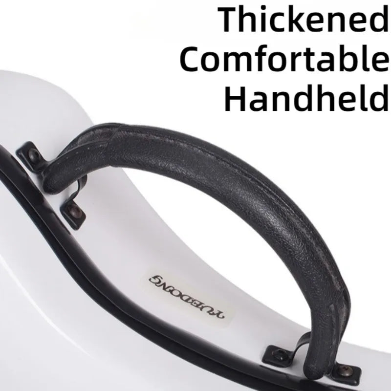 40/41 Inch Fiberglass Guitar Case Shoulders Portable Glossy Waterproof Drop-proof Guitar Box Musical Instrument Accessories