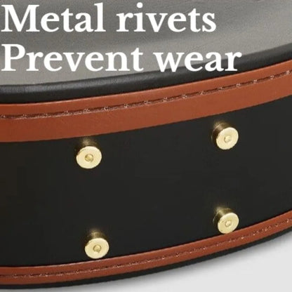 42 Inch Leather Guitar Case Portable Shockproof Stress-proof Convex Surface Hard Guitar Box Musical Instrument Accessories