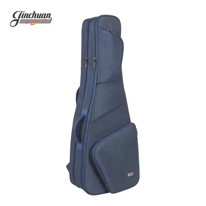Premium Padded Oxford Gig Bag For Two Electric Guitars Portable With EVA & Nylon