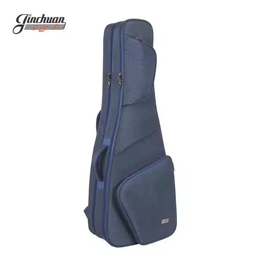 Premium Padded Oxford Gig Bag For Two Electric Guitars Portable With EVA & Nylon