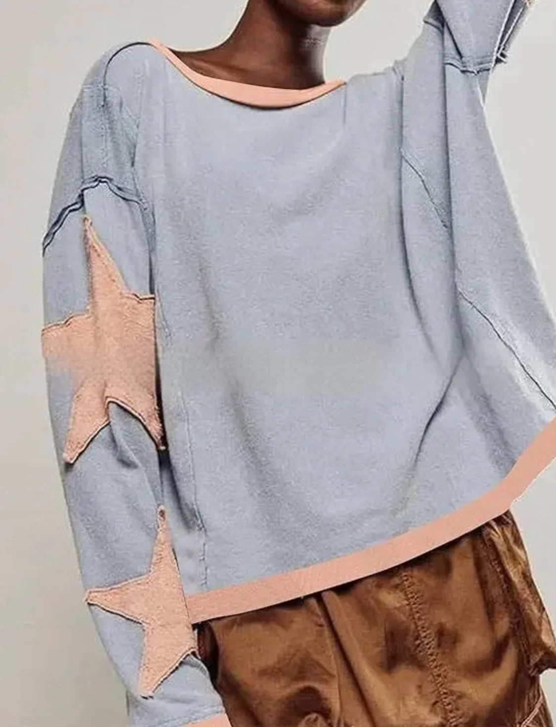 Retro Geometric Knit Pullover