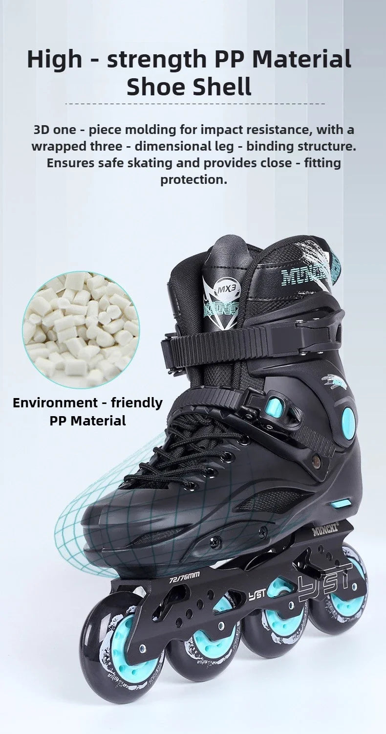 Original Freestyle Professional Slalom Inline Skates Adult Roller Skates