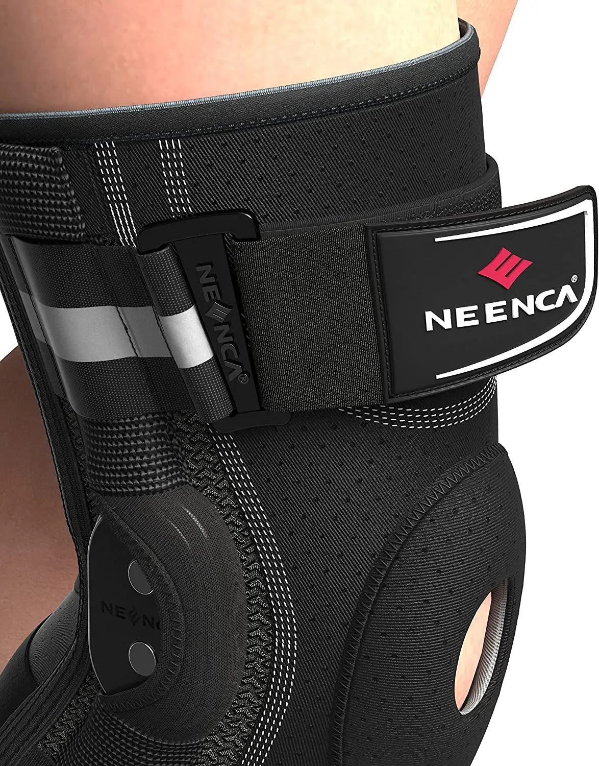 Knee Support with Side Stabilizers | Joint Pain/Relief Arthritis/Meniscus/Tear ACL PCL