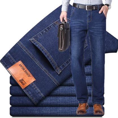 Men's Cotton Stretch Casual Denim Jeans