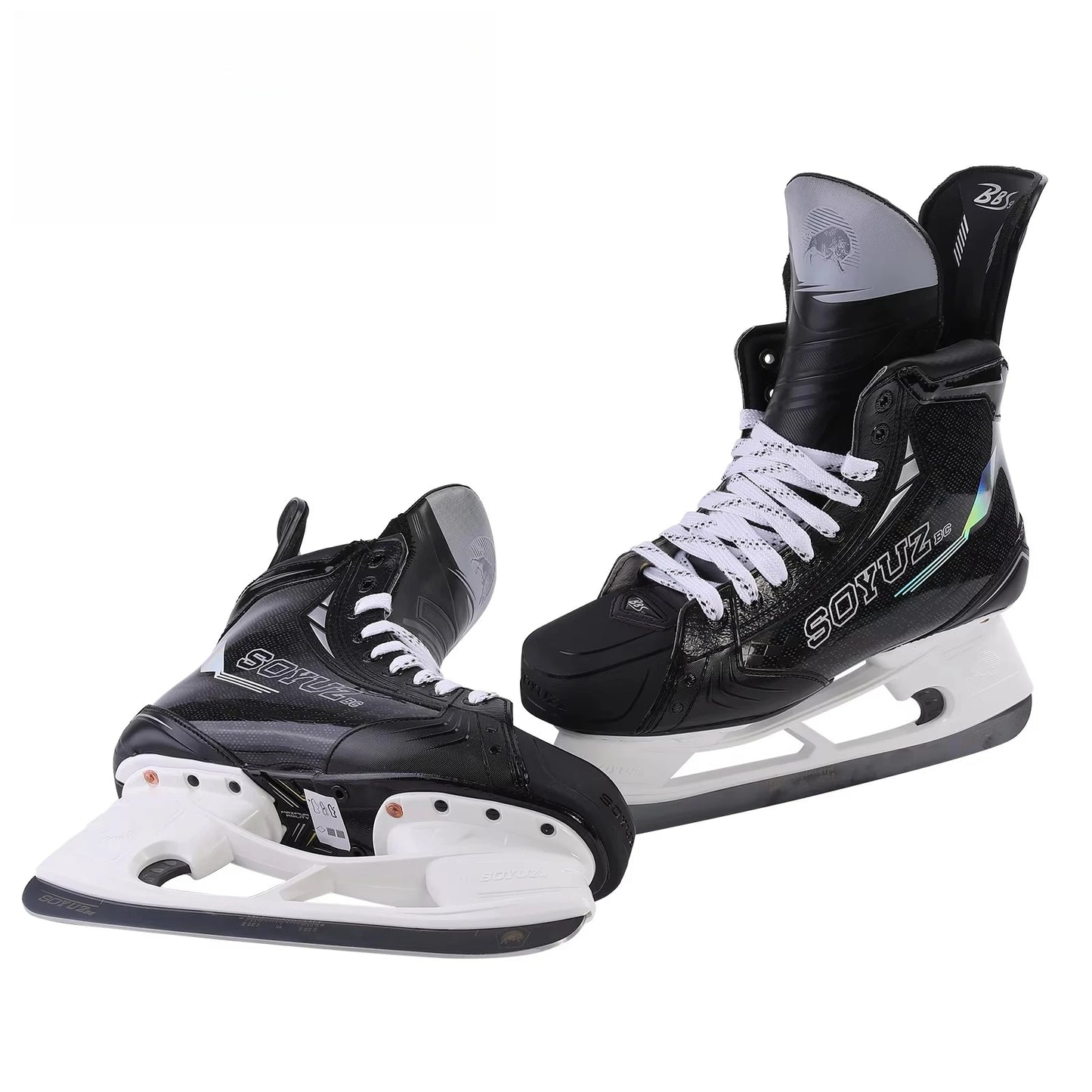 Advanced Carbon Fiber Ice Hockey Skates – Ultralight Professional  Anti-impact Hockey Skates with Reinforced Blade Holder
