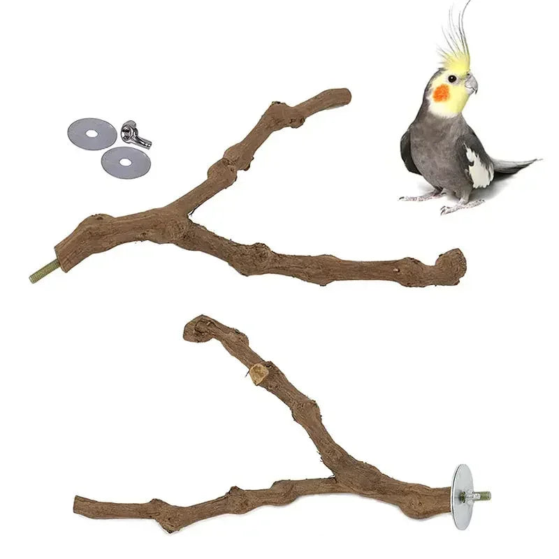 Birds Wild Grape Wood Standing Stick