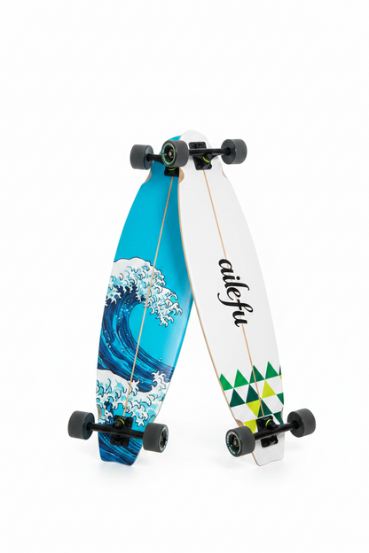 S6 Spring Surfskate Land Surfboard, No-Push Training Skateboard for Adults & Beginners
