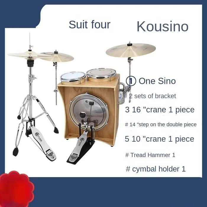 Street Drum Drum Set Drum Kit Street Roadshow Portable Card Professional Creative Popular