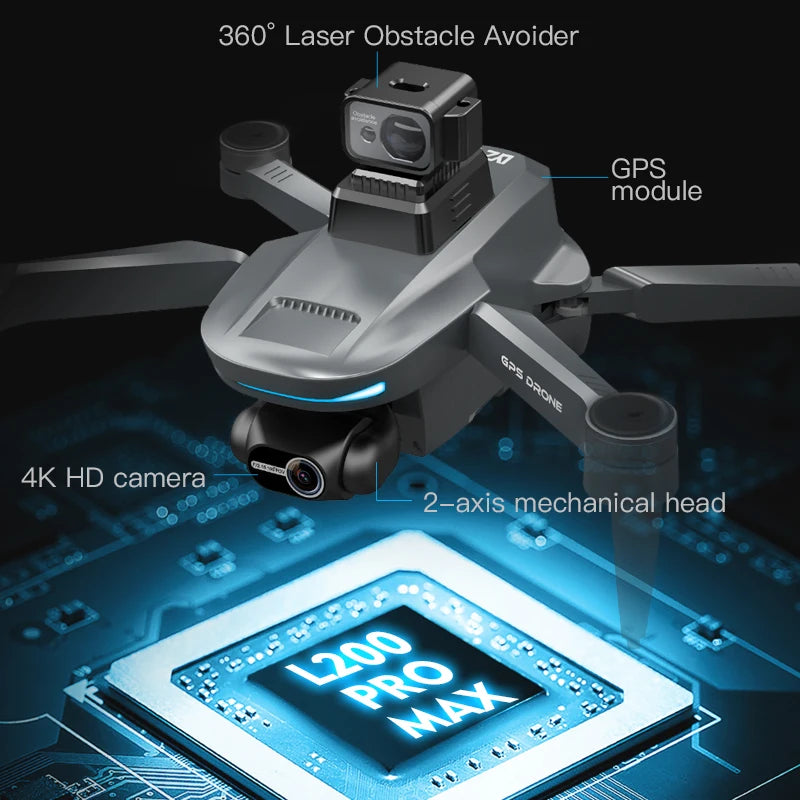 L200 PRO MAX 4K Profesional Drone