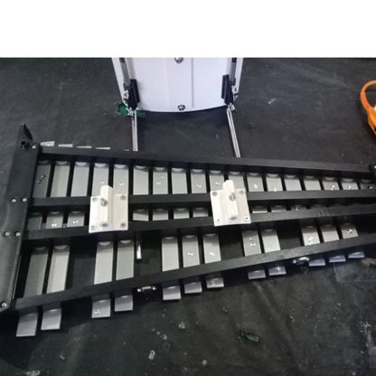 Aluminum Xylophone 30/32/37 Notes Metal Glockenspiel Xylophone with Back Strap Brackt Band Performance Adults Orff Percussion