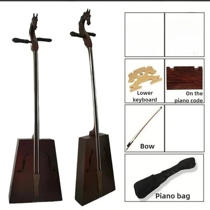 Morin Khuur Matouqin Plucked Plate Violin | Mongolia Ethnic Musical Instruments