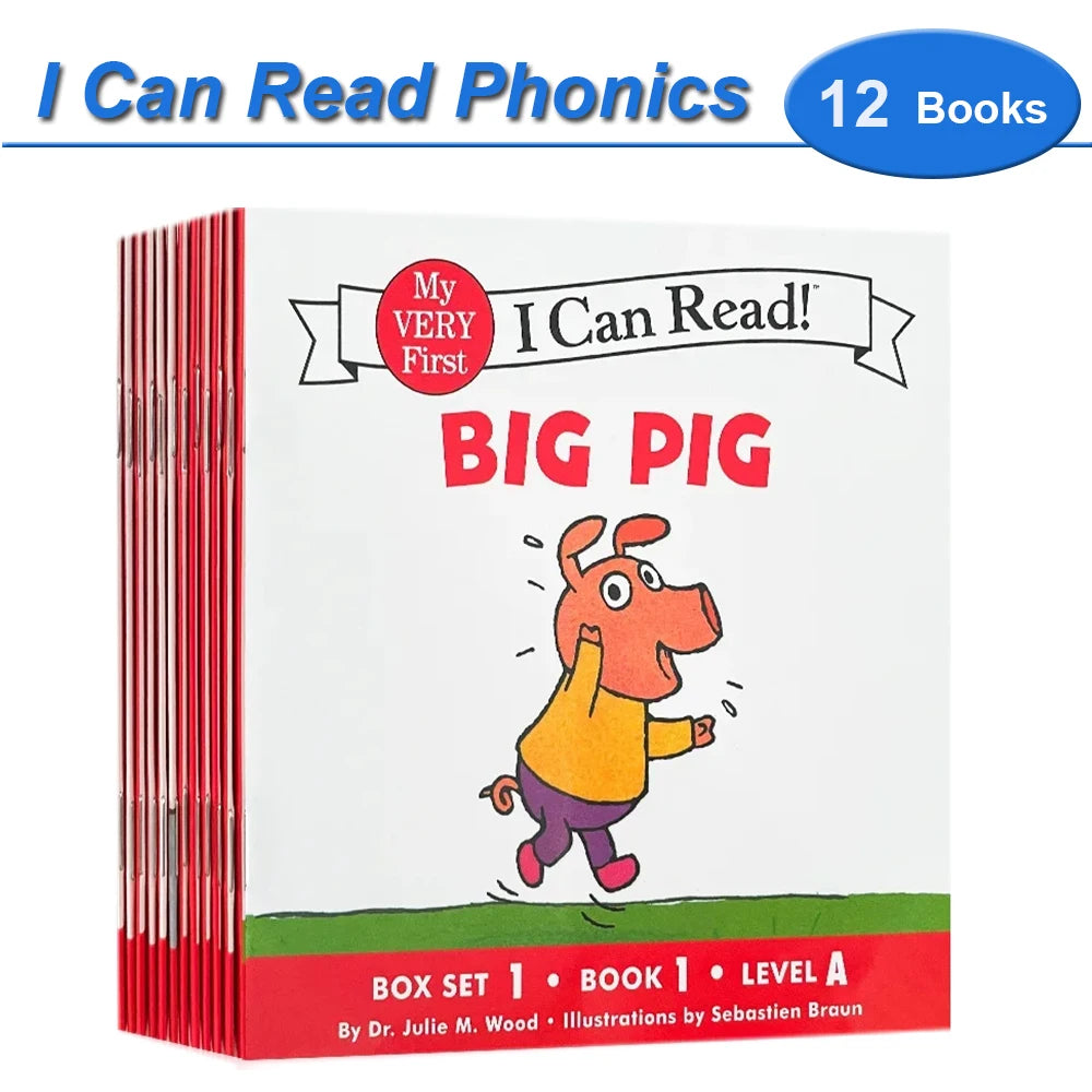 I Can Read Phonics | Montessori Reading - 12 Books/Set