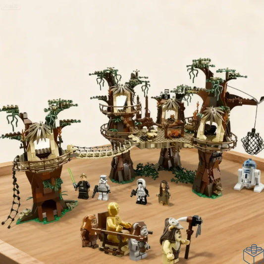 Ewoks Building Villages 10236 Blocks Set - 1990Pcs
