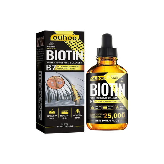 Biotin & Hydrolyzed Collagen Hair Growth Essential Oil