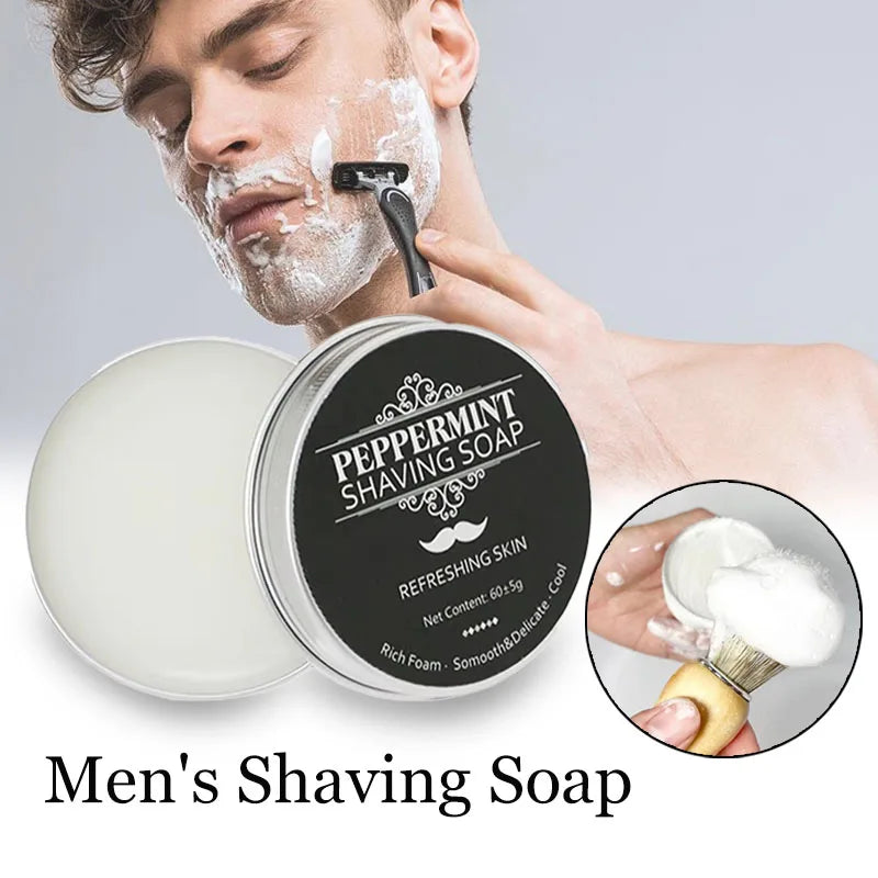 Men's Organic Foam Shaving Soap Bar