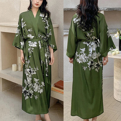 Women's Long Bathrobe Kimono