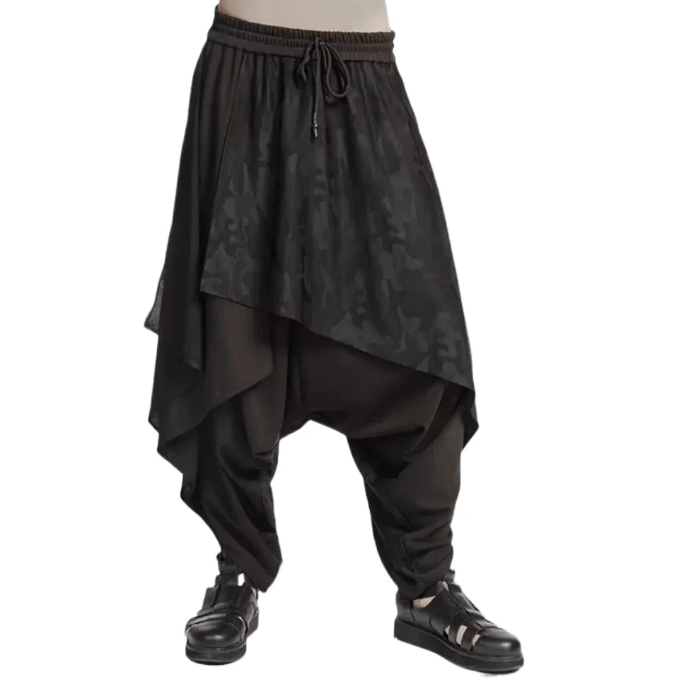 Vintage Unisex Harem Trousers Women