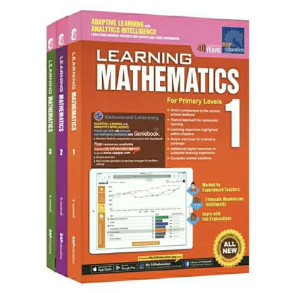 Mathematics Textbook | Learning Mathematics Grade 1-6 Children - 6 Books/Set SAP