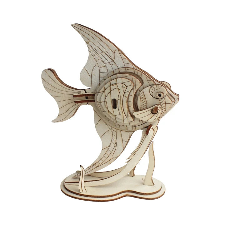 DIY 3D Wooden Puzzle Models