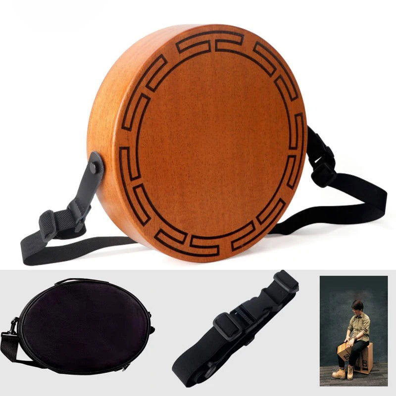 Mahogany Bongo Drum - Sound Healing Bongos