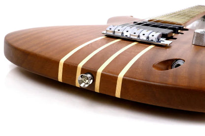 Solid Mahogany Wood  24 Fret Neck Through Body,  ST Style Electric Guitar