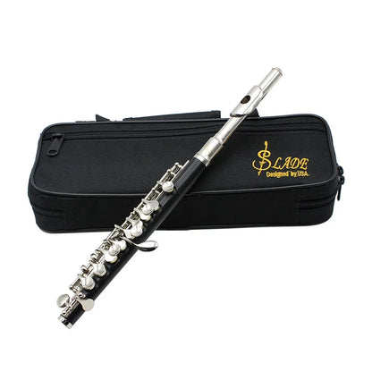 SLADE 16 Holes Piccolo C Key Multicolor Silver White Copper Blow Pipe -  with Accessories