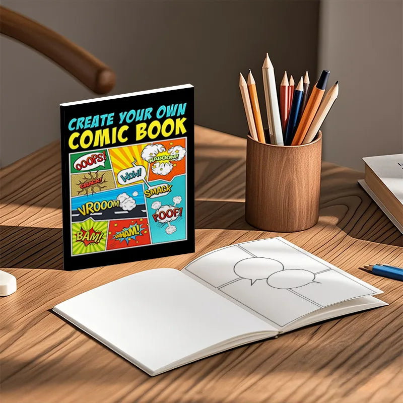 Comic Coloring Book - 24 Pages
