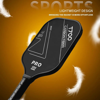 T700 Frosted Surface Carbon Fiber Pickleball Rackets | Lightweight USAPA Approved