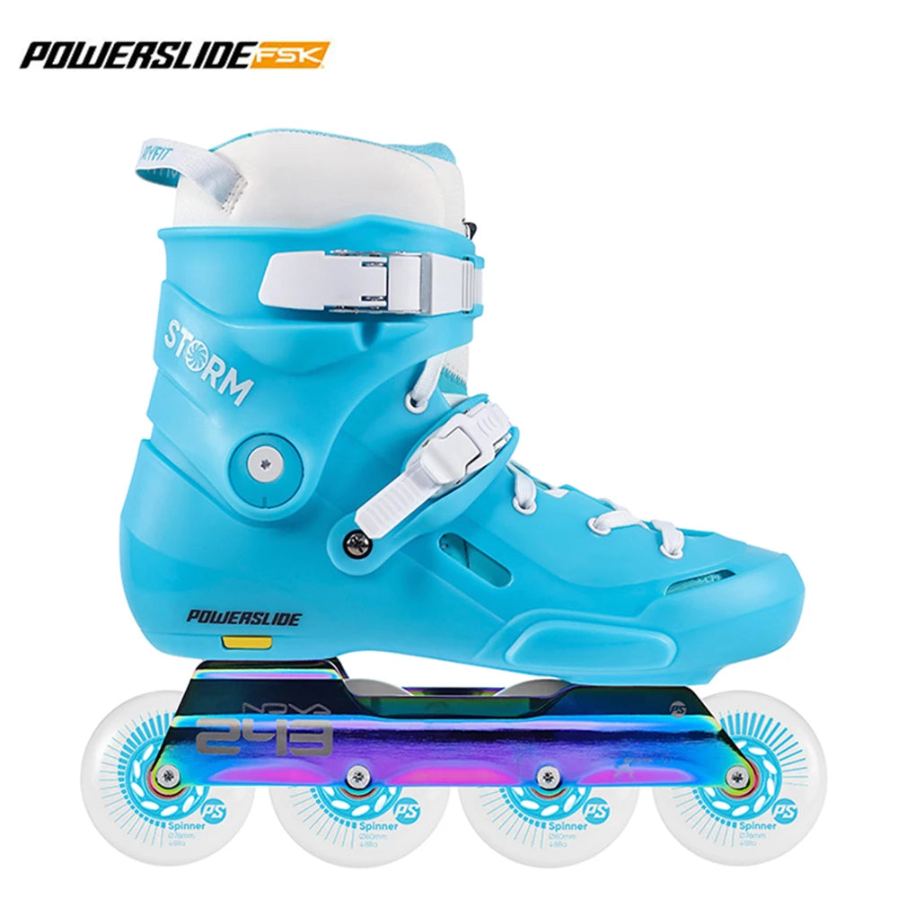 Powerslide Storm Urban Inline Skates – Adult Freeride Roller Blades for Slalom, Freestyle & Street Skating
