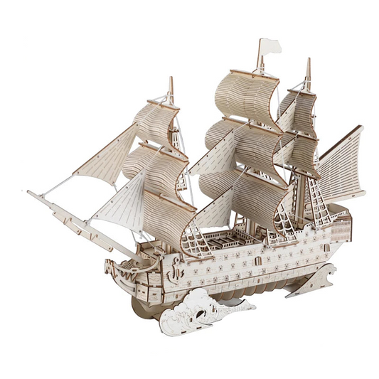 DIY 3D  HMS Victory Sailing Ship Model  Wooden Puzzles