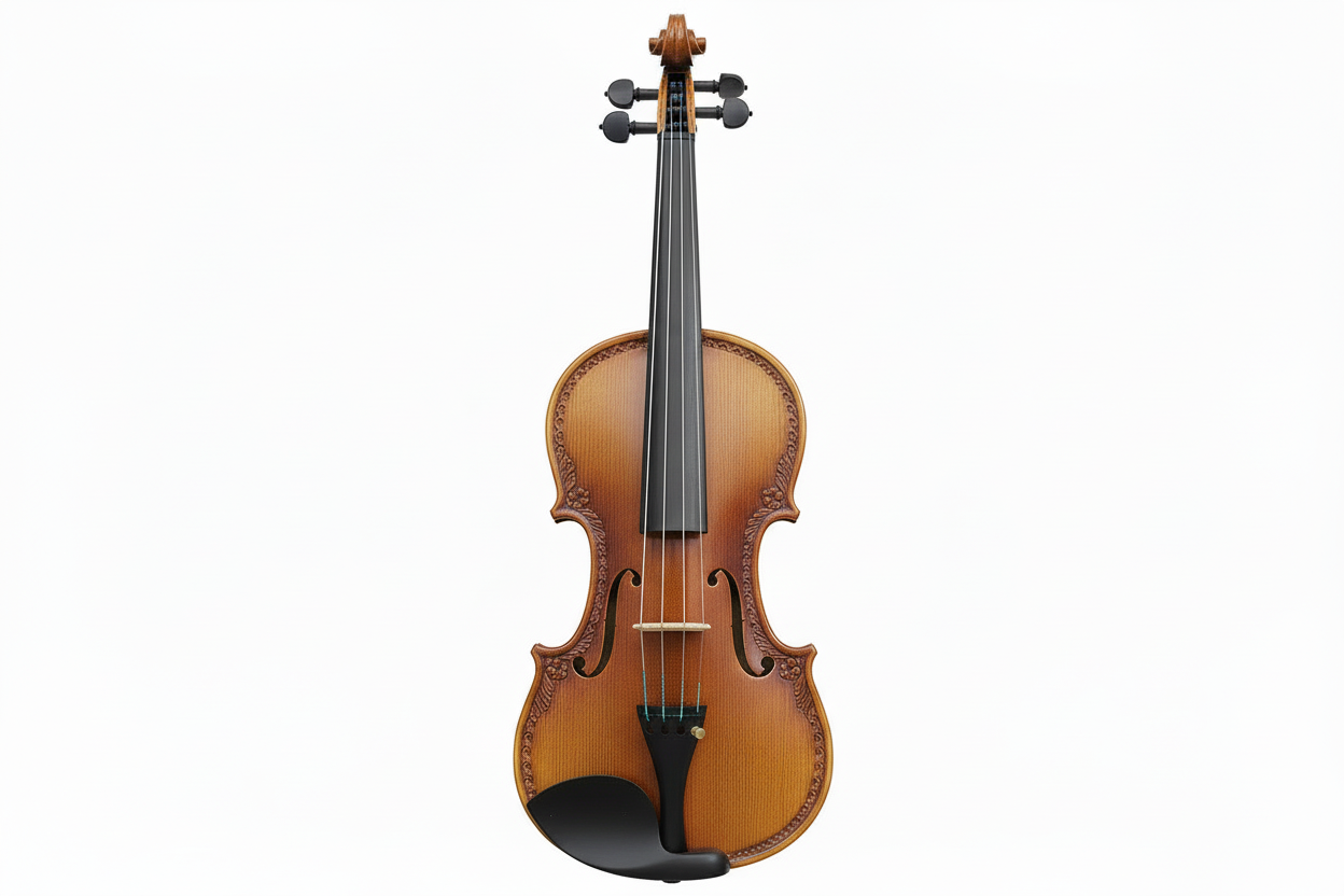 Professional Italian  Hand Carved European Spruce  4/4 Retro Coffee Violin - Strong Tone