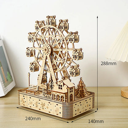 DIY 3D Wooden Puzzle | Ferris Wheel Hands Craft