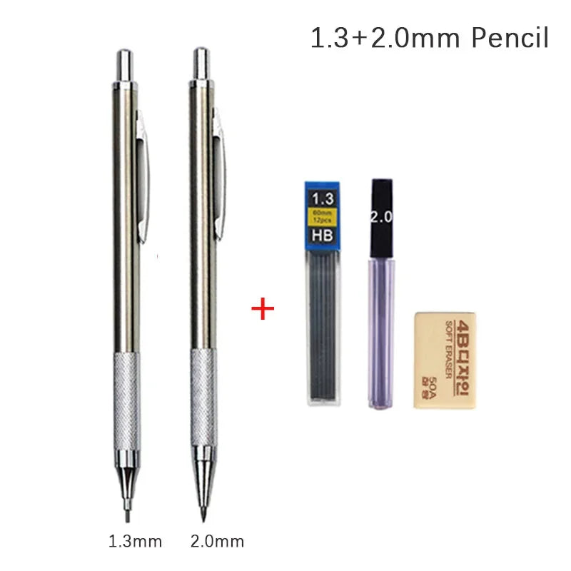 Mechanical Pencil Set | 0.3 0.5 0.7 0.9 1.3 2.0mm