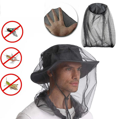 Face Mesh Mosquito Hat Cover