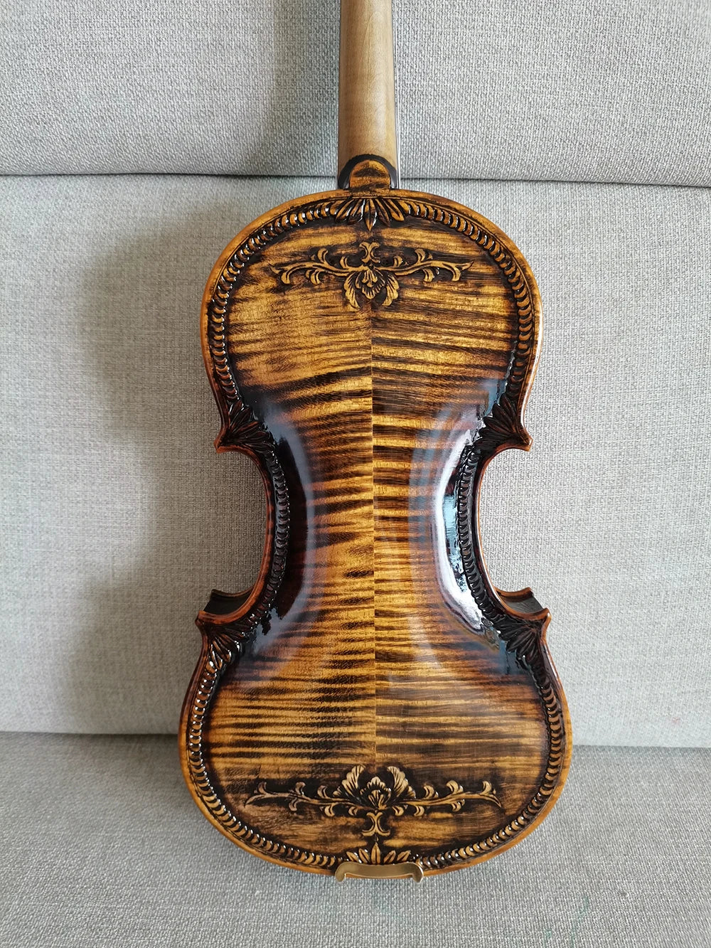 Professional Italian  Hand Carved European Spruce  4/4 Retro Coffee Violin - Strong Tone