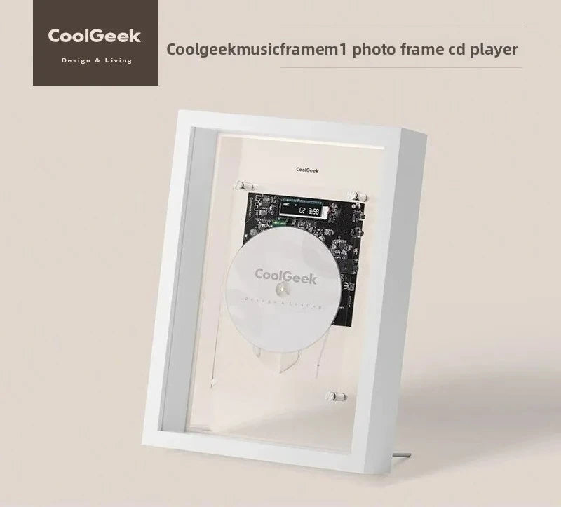 M1 Music Picture Frame CD Player Dynamic Hanging Picture Art - Bluetooth Player