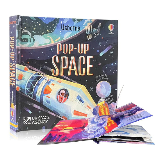 Kids 3D Pop Up Flap Picture Montessori Reading Book -  Enlighten Learning