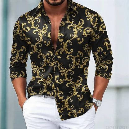 Men's Shirts Luxury Slim Fit Comfortable Fabric Tops XS-6XL
