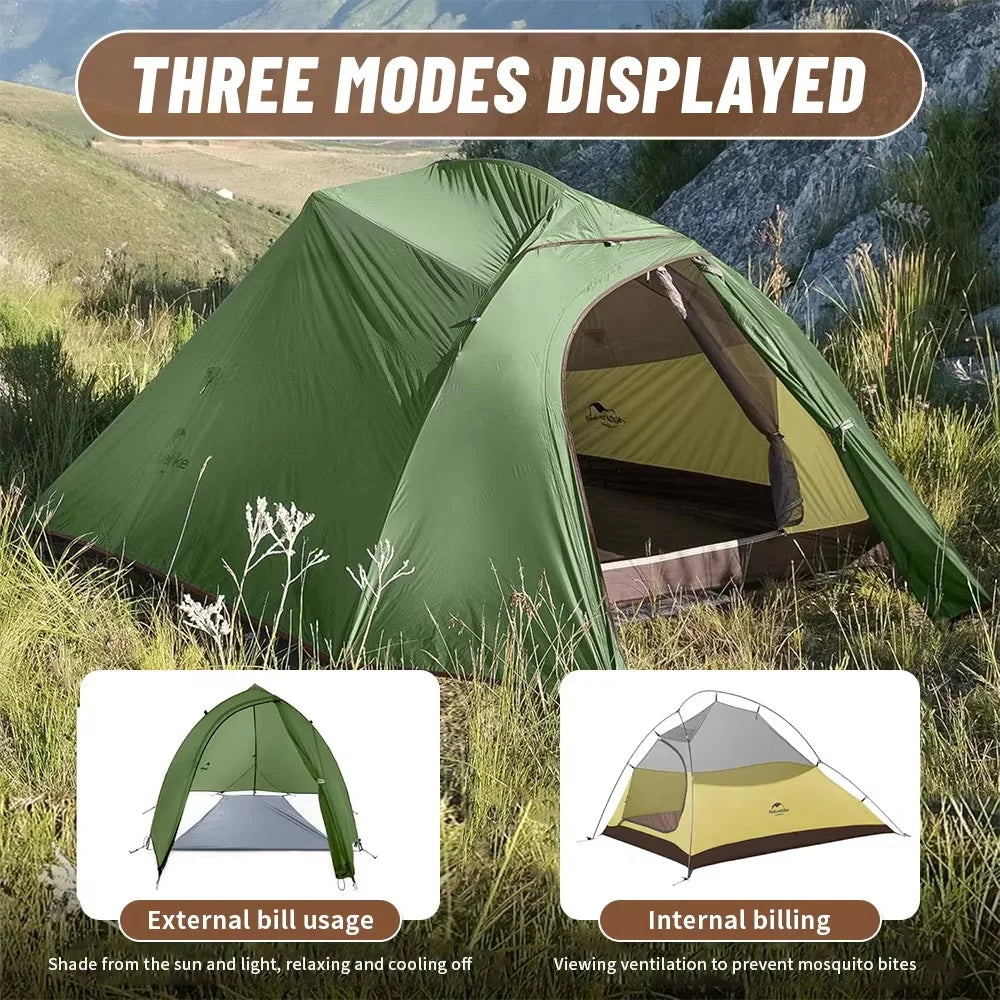 Naturehike Cloud Up 2 People Ultralight 20D Camping Tent
